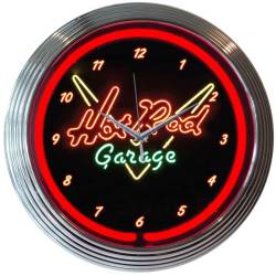 Neonetics - Neonetics 8HOTRD Hot Rod Garage Neon Clock - Image 1