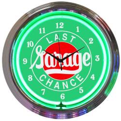 Neonetics - Neonetics 8LASTX Last Chance Garage Neon Clock - Image 1