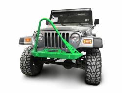 Steinjager - Steinjager Front Off Road Bumper w/Stinger-Neon Green for Jeep TJ J0049291 - Image 1