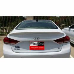 WingTech - WingTech Custom Style Lip Mount Rear Spoiler Un-Lighted WT-14158 - Image 1