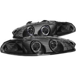 Anzo USA - Anzo USA Projector Headlights w/LED Halo Black for Mitsubishi Eclipse 121365 - Image 1