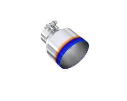 MBRP Exhaust - MBRP Exhaust T5184BE 3" Inlet Exhaust Tip T304 Stainless Steel Burnt End Tips - Image 1