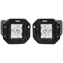 Westin - Westin 09-1218FM4 FM4Q Flush Mount 3W Osram Powder Coated Black LED PAIR - Image 1