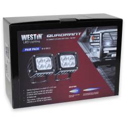 Westin - Westin 09-12252B-PR Quadrant 4x5W Cree LED Powder Coated Auxiliary Light - Image 2