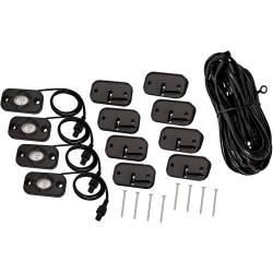 Westin - Westin 09-80005 9&15" 3W LED Chips Long Wiring Harness & Switch Rock Light Kit - Image 1