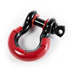Rugged Ridge - Rugged Ridge 11235.41 D-Ring Shackle Isolator Kit Red Pair 7/8 inch - Image 4