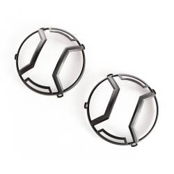 Rugged Ridge - Elite Euro Guard Kit Headlight Textured Black 07-18 Wrangler JK/JKU - Image 1