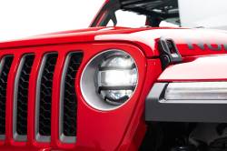 Rugged Ridge - Elite Euro Guard Kit Headlight Black 18-21 Jeep Wrangler/20-21 Gladiator - Image 2