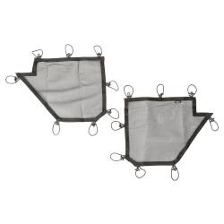 Rugged Ridge - Rugged Ridge 13579.51 Tube Door Cover Kit Rear Pair Black 07-18 Jeep Wrangler JK - Image 1