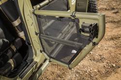 Rugged Ridge - Rugged Ridge 13579.51 Tube Door Cover Kit Rear Pair Black 07-18 Jeep Wrangler JK - Image 4