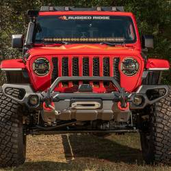 Rugged Ridge - Rugged Ridge 11549.55 Venator Front Bumper Overrider 18-21 Jeep Wrangler JL - Image 3