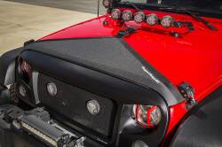 Rugged Ridge - Rugged Ridge 12112.01 Hood Bra Black 07-18 Jeep Wrangler JK/JKU - Image 6