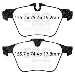 EBC Brakes - EBC Brakes S12KF1846 S12 Kits Redstuff & RK Rotors for 14-19 F-Type - Image 1