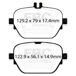 EBC Brakes - EBC Brakes DP42314R Yellowstuff Street & Track Brake Pads - Image 1