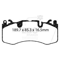 EBC Brakes - EBC Brakes DP42336R Yellowstuff Street & Track Brake Pads - Image 1