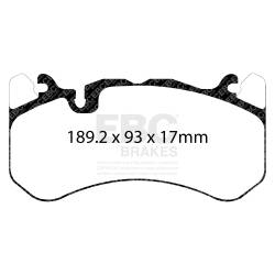 EBC Brakes - EBC Brakes DP32081C Redstuff Ceramic Low Dust Brake Pads for 14-18 RS7 - Image 1