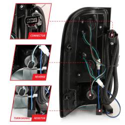 Anzo USA - Anzo USA 321341 Chrome LED Taillight Assembly 07-13 Silverado 1500/2500/3500 - Image 5