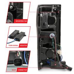 Anzo USA - Anzo USA 321338 Taillight Assembly for 18-20 Ford F150 - Image 5