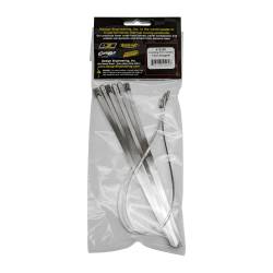 Design Engineering - Design Engineering 10205 Stainless-Steel Locking Ties 8" + 14" Pack - Image 2