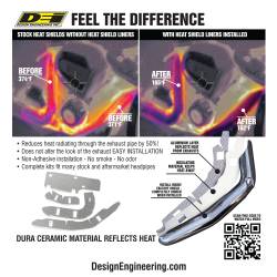 Design Engineering - Design Engineering 901046 Heat Shield 17-24 HD Touring Vance & Hines Power Duals - Image 2