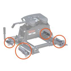 CURT - Replacement 5th Wheel Puck System Handles for Chevrolet GMC for 16023 - Image 2