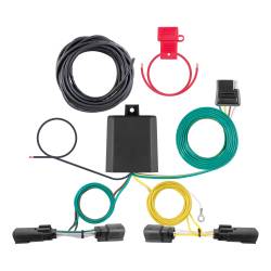 CURT - Custom Wiring Harness 4-Way Flat Output Select Jeep Grand Cherokee L - Image 1