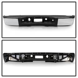 Spyder Auto - Spyder Auto 9047039 Steel Rear Bumper - Image 2