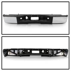 Spyder Auto - Spyder Auto 9046926 Steel Rear Bumper for 07-13 Sierra/Silverado 1500 - Image 2