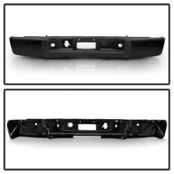 Spyder Auto - Spyder Auto 9047091 Steel Rear Bumper for 07-13 Sierra/Silverado 1500 - Image 2