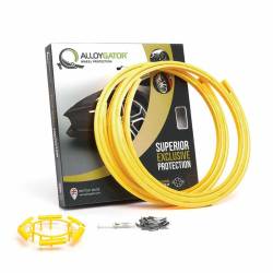 AlloyGator - AlloyGator K4YLLWEXC EXCLUSIVE Series Wheel Lip Protectors-Set of 4 Yellow - Image 1