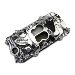 Edelbrock - Edelbrock 2161-CP Performer 2-O Manifold Oval Port Heads Chrome Plasma - Image 3