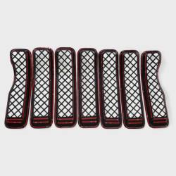 Trim Illusion - Trim Illusion ABS6495BLK Black Front Grille Overlay for 18-25 Wrangler Rubicon - Image 3