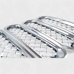 Trim Illusion - Trim Illusion ABS414 Chrome Front Grille Overlay for 07-18 Wrangler JK - Image 2