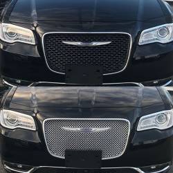 Trim Illusion - Trim Illusion ABS445 Chrome Front Grille Overlay for 15-23 Chrysler 300 - Image 4