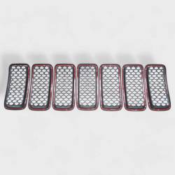 Trim Illusion - Trim Illusion ABS6503BLK Black Front Grille Overlay for 19-23 Jeep Renegade - Image 3