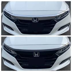 Trim Illusion - Trim Illusion ABS6506BLK Black Front Grille Overlay 18-20 Honda Accord - Image 4