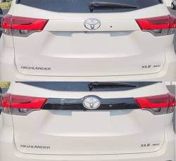 Trim Illusion - Trim Illusion TG6170BLK Rear Tailgate Molding Black for 13-19 Toyota Highlander - Image 4