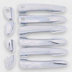 Trim Illusion - Trim Illusion DH297 Front/Rear Door Handle Covers Chrome for Hyundai Tucson - Image 1