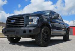 Steelcraft - Steelcraft 71-11410 Black Fortis Front Bumper for 15-17 Ford F150 - Image 1
