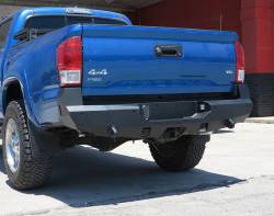 Steelcraft - Steelcraft 76-23420 Black Fortis Rear Bumper for 16-23 Toyota Tacoma - Image 2