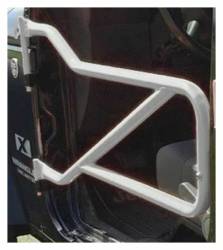 Steinjager - Steinjager Front Tubular Trail Doors-Cloud White for Wrangler JK J0042646 - Image 2
