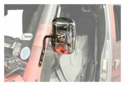 Steinjager - Steinjager A-Pillar Mount Side Mirror Kit Black for Wrangler JK J0044986 - Image 1