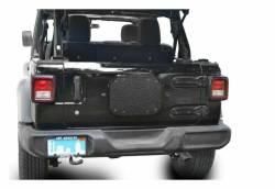 Steinjager - Steinjager Spare Tire Carrier Delete Plate-Text Black for Wrangler JL J0048220 - Image 1