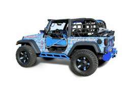 Steinjager - Steinjager Bare Knuckles Rock Sliders-Playboy Blue for Jeep JK 2dr J0044824 - Image 1