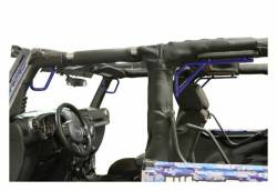 Steinjager - Steinjager Front/Rear Rigid Grab Handles-SW Blue for Jeep JK 2DR J0044761 - Image 1