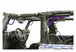 Steinjager - Steinjager Front/Rear Rigid Grab Handles-Purple for Jeep JK 2DR J0044770 - Image 1