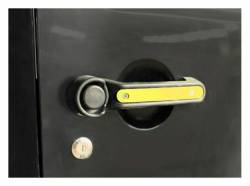 Steinjager - Steinjager Outer Door Handle Trim-Neon Yellow 3pc. Kit for Jeep JK J0046548 - Image 1