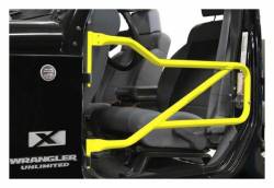 Steinjager - Steinjager Front Tubular Trail Doors-Neon Yellow for Wrangler JK J0046379 - Image 2