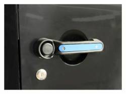 Steinjager - Steinjager Outer Door Handle Trim-Playboy Blue 5pc. Kit for Jeep JK J0044810 - Image 1