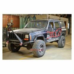 Steinjager - Steinjager Rear Tubular Trail Doors-Bare for Jeep XJ 4DR J0047855 - Image 4